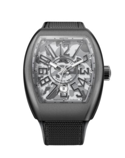 Franck Muller Vanguard Camouflage Replica Watch V 45 SC DT CAMO TT-GRI